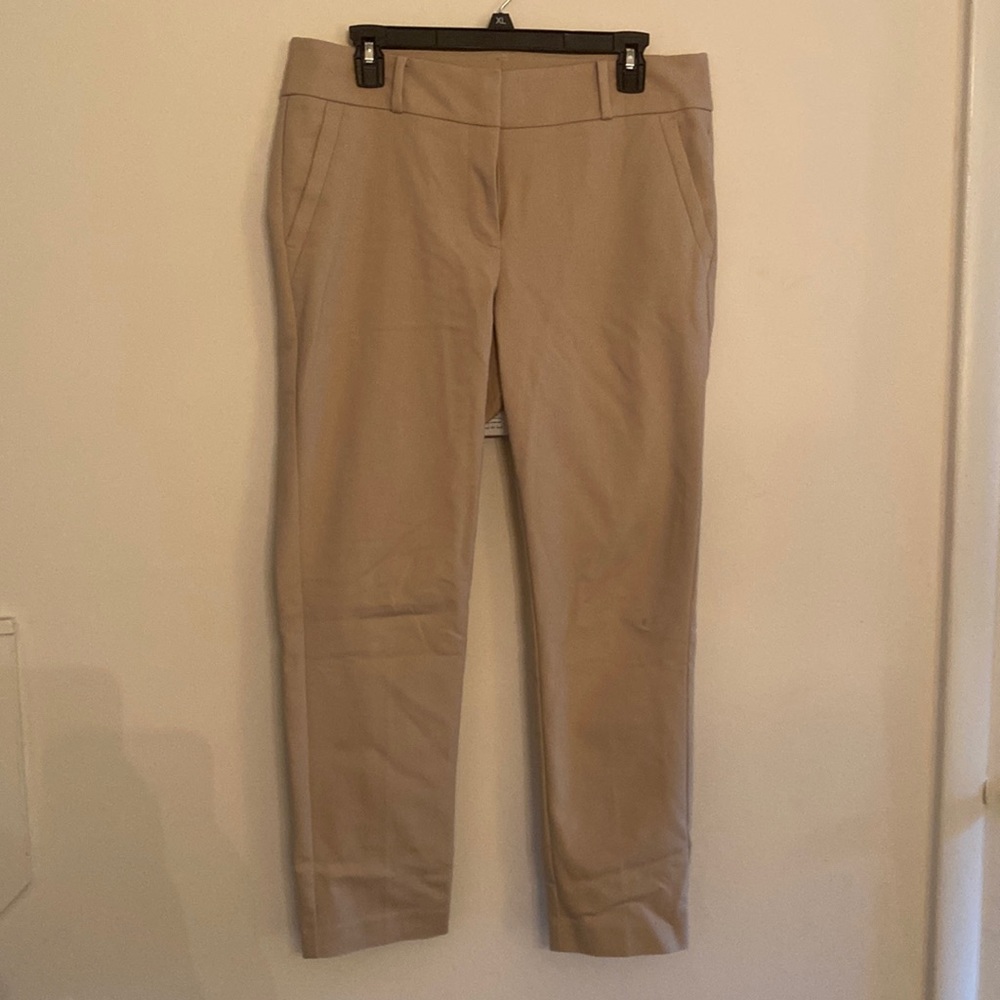 Loft Size 8 Curvy Skinny Ankle Khaki Pants